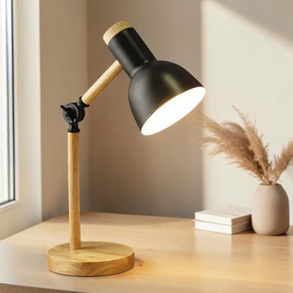 Nordic Table Lamp, Warm Light Reading Lamp, Minimalist Bedside Light, Scandinavian Home Office Decor