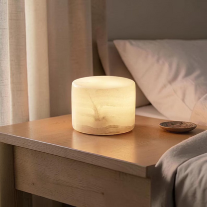 Portable LED Table Light, Cordless Bedside Lamp, Warm Ambient Lighting for Bedroom, Office & Home