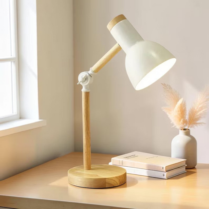 Nordic Table Lamp, Warm Light Reading Lamp, Minimalist Bedside Light, Scandinavian Home Office Decor