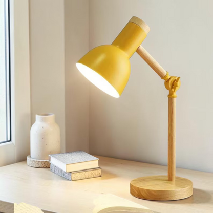 Nordic Table Lamp, Warm Light Reading Lamp, Minimalist Bedside Light, Scandinavian Home Office Decor