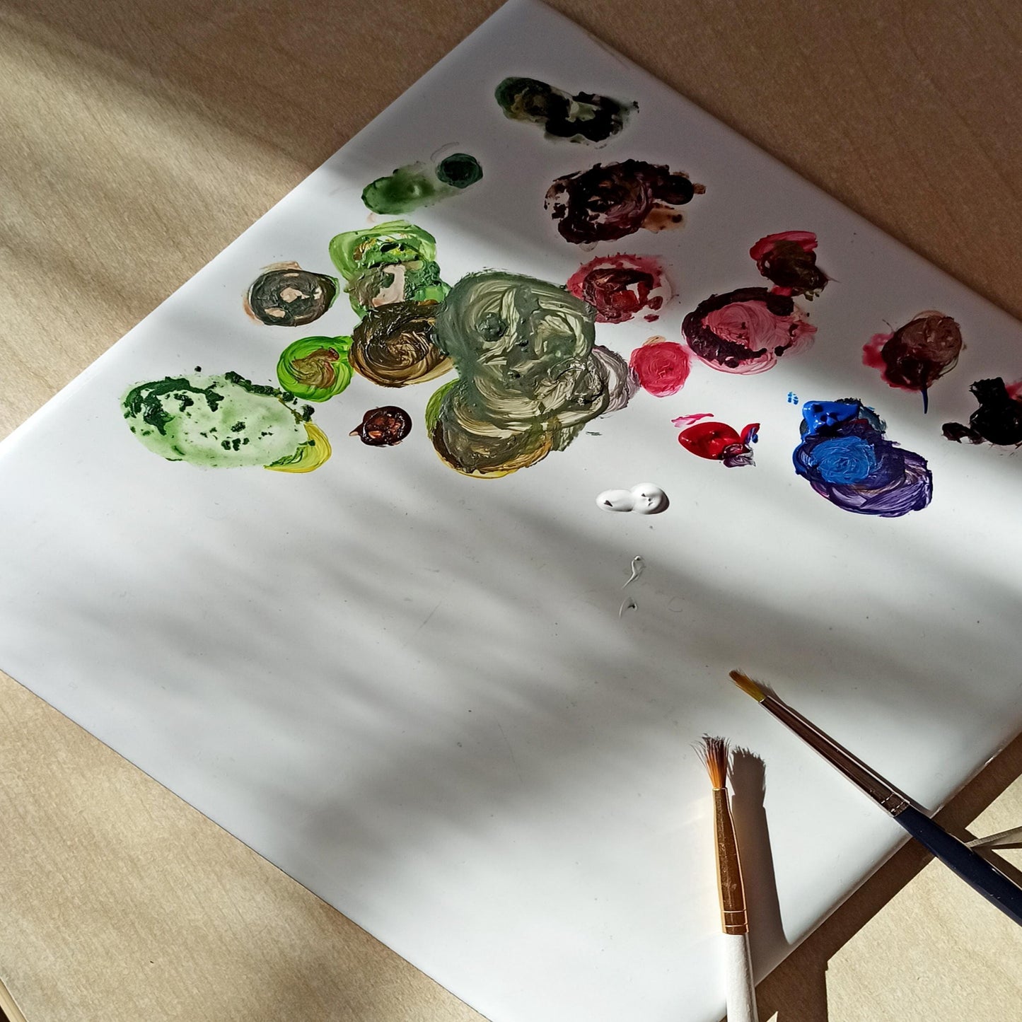 Hand painted bookshelf dangle earrings / literary girls gift ideas / polymer clay earrings