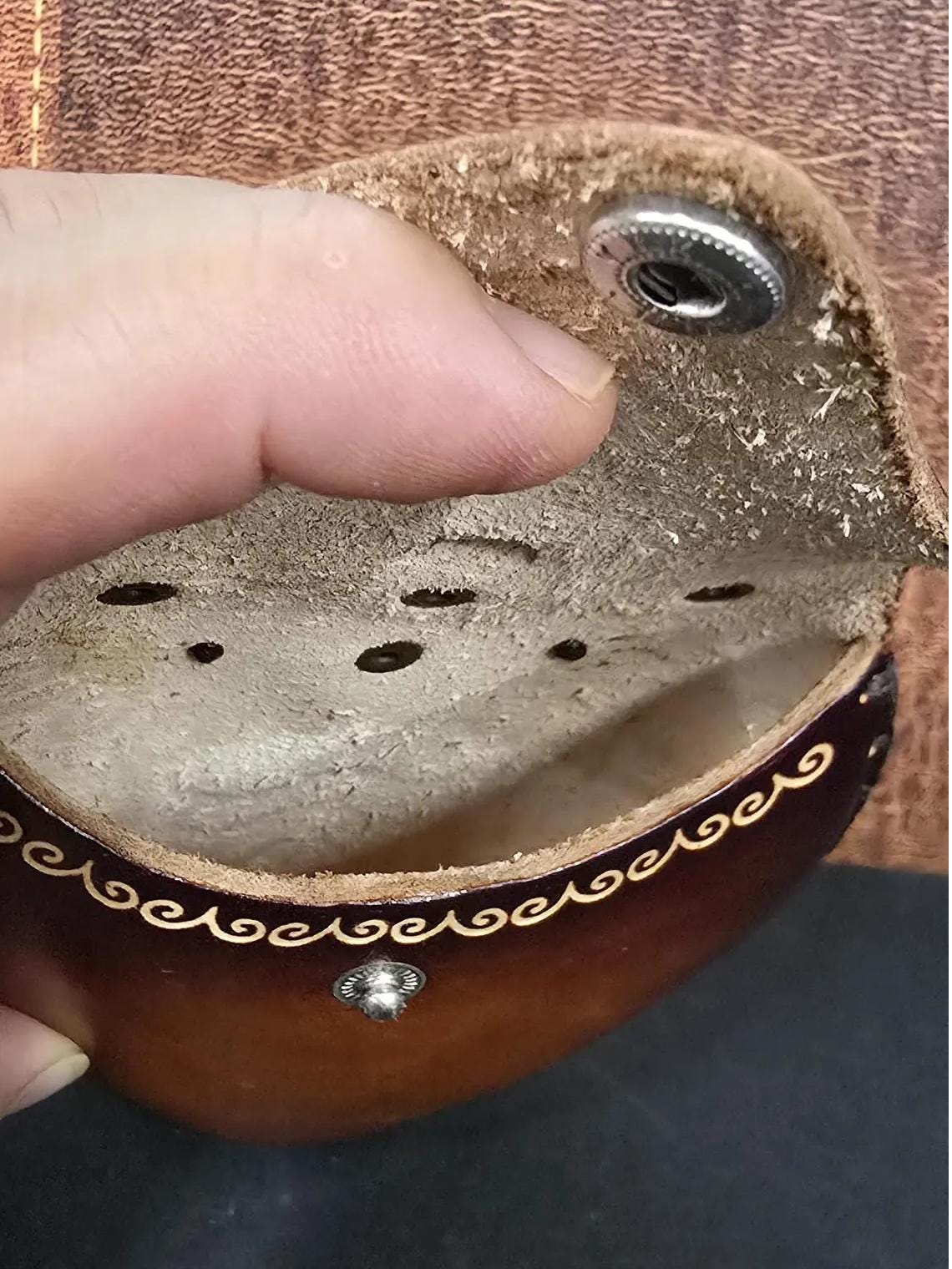 Genuine Handmade Leather Owl Coin Purse wallet wristlet