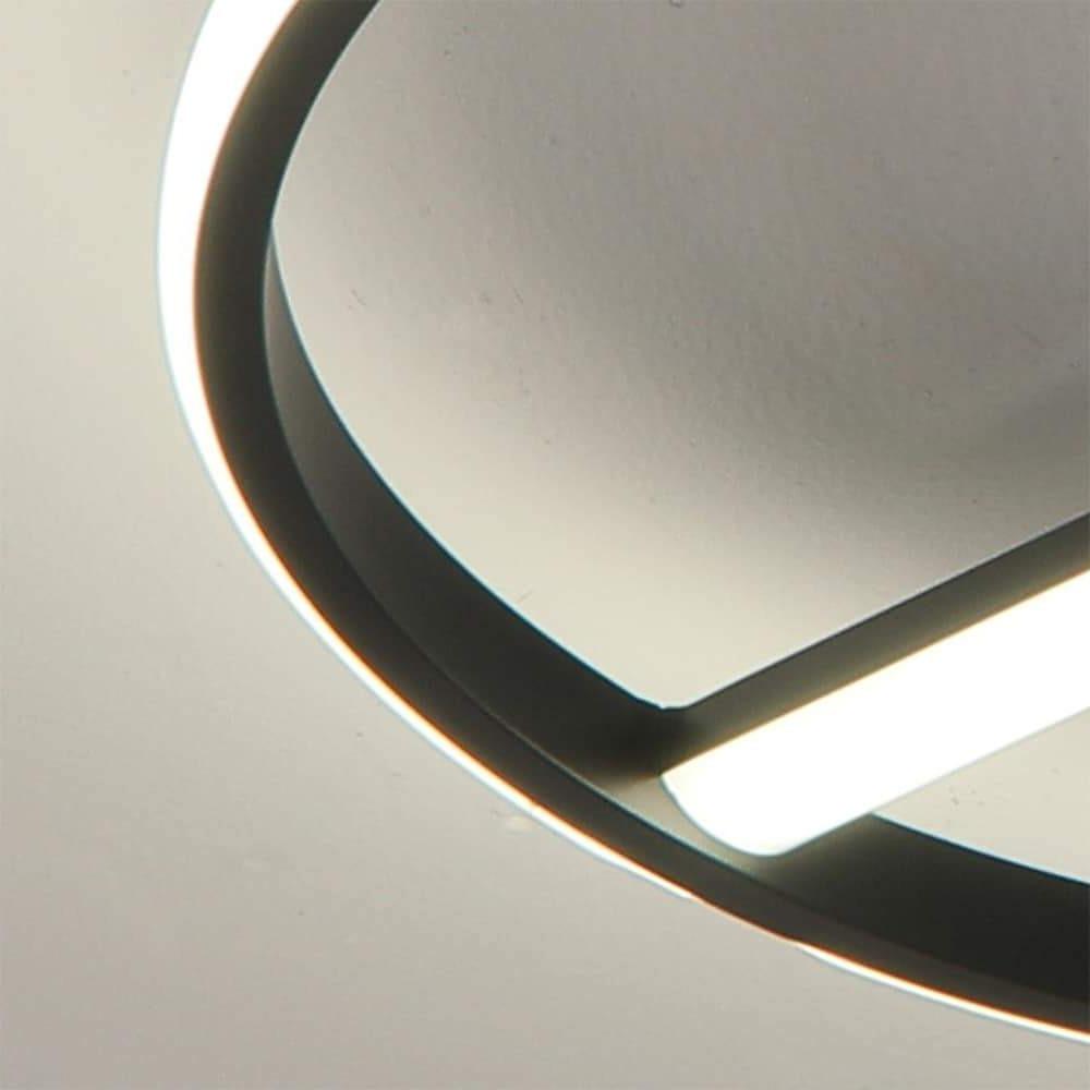 Creative Circle Flush Mount Light Metal Ceiling Light 1 Light