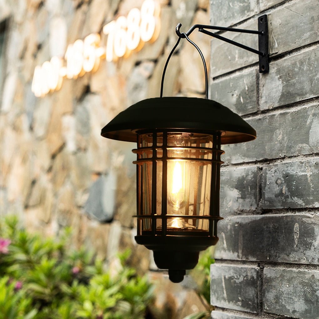 Industrial Style Solar Outdoor Wall Lights Wall Sconce Lighting LED Wall Lamp