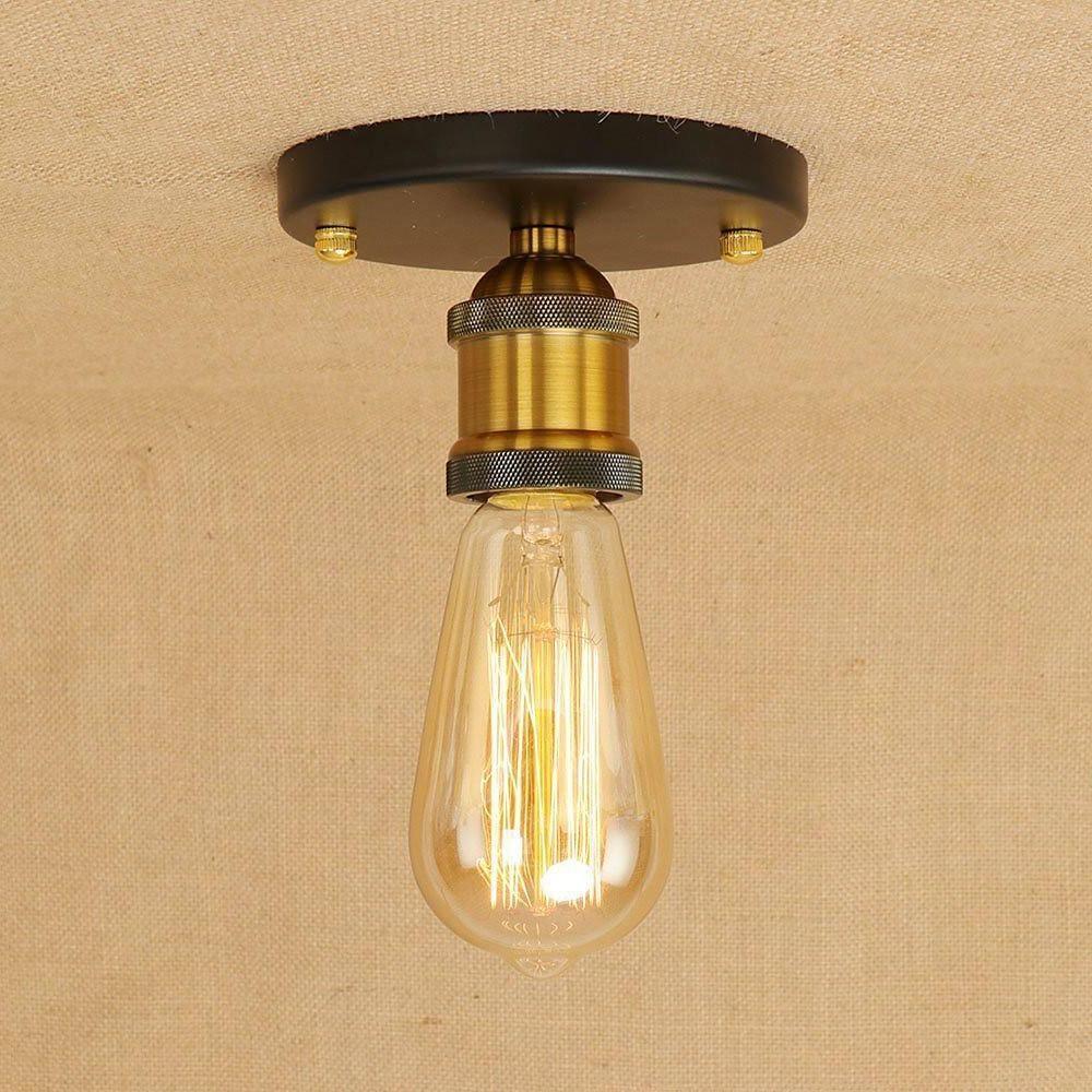 5'' Mini-style Rustic LED Retro Flush Mount Lighting Ceiling Light