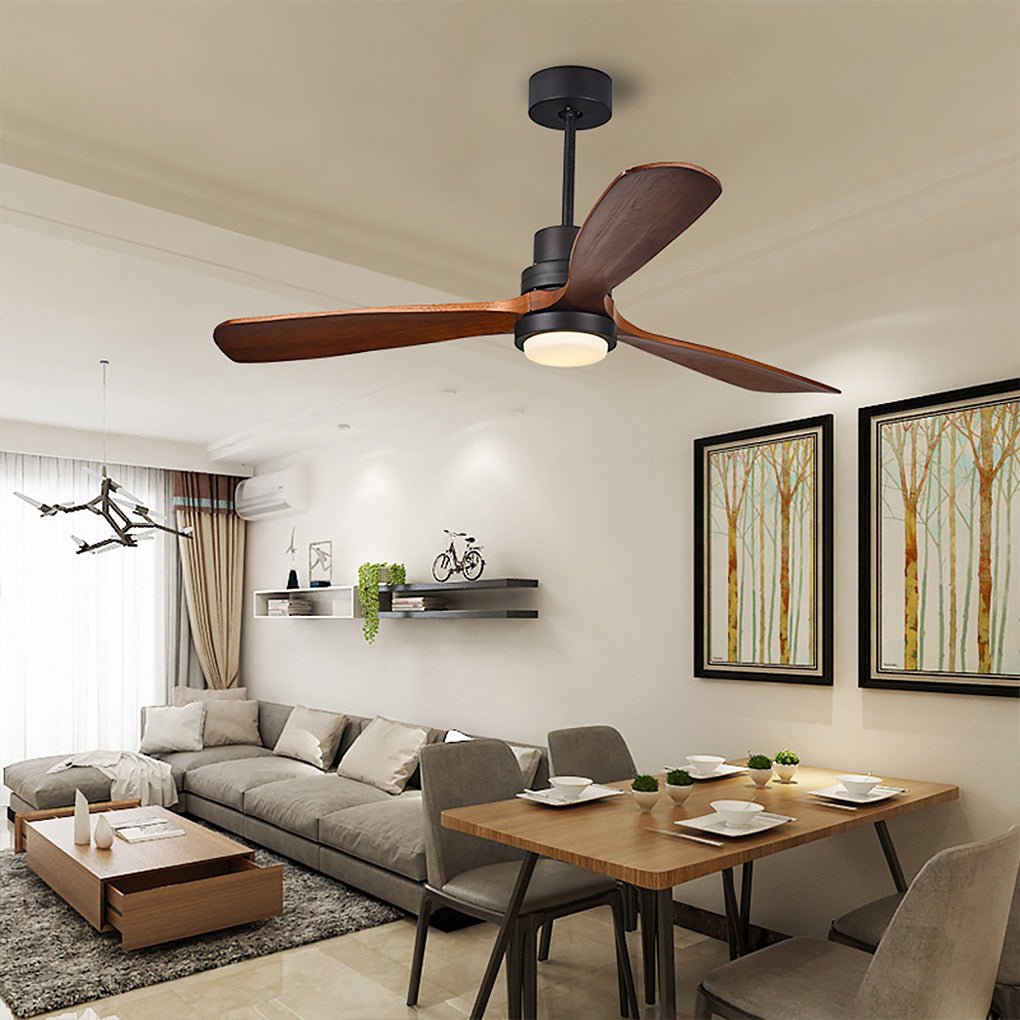 Intelligent Frequency Conversion Dimming Led Ceiling Fan Lamp with Remote Control