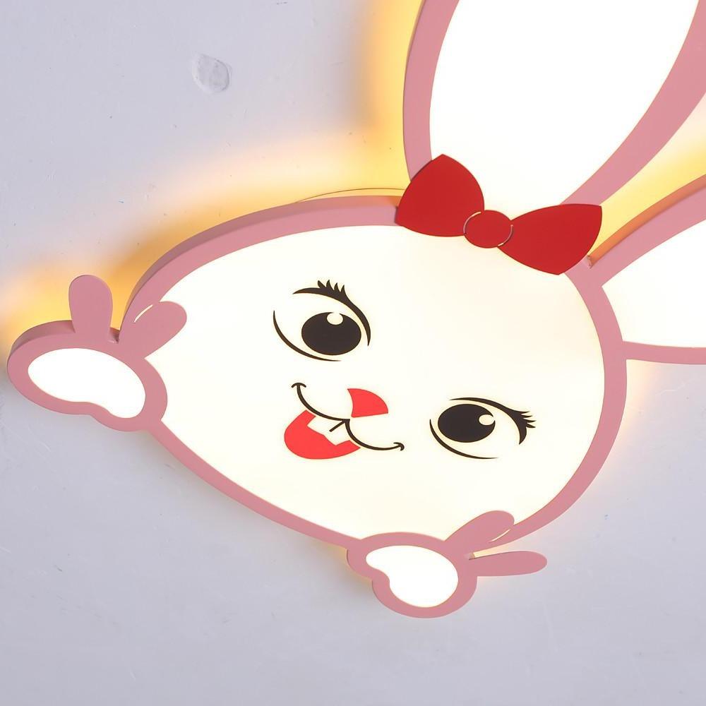 Novelty Bunny LED Flush Mount Ceiling Light for Baby Kids Lighting