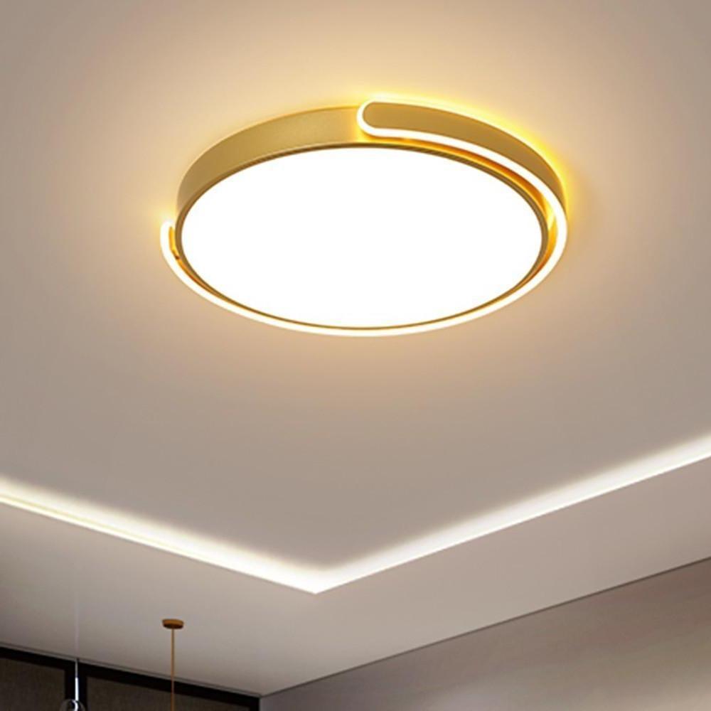 Rounded Flush Mount Ceiling Light Minimalist Acrylic LED Light