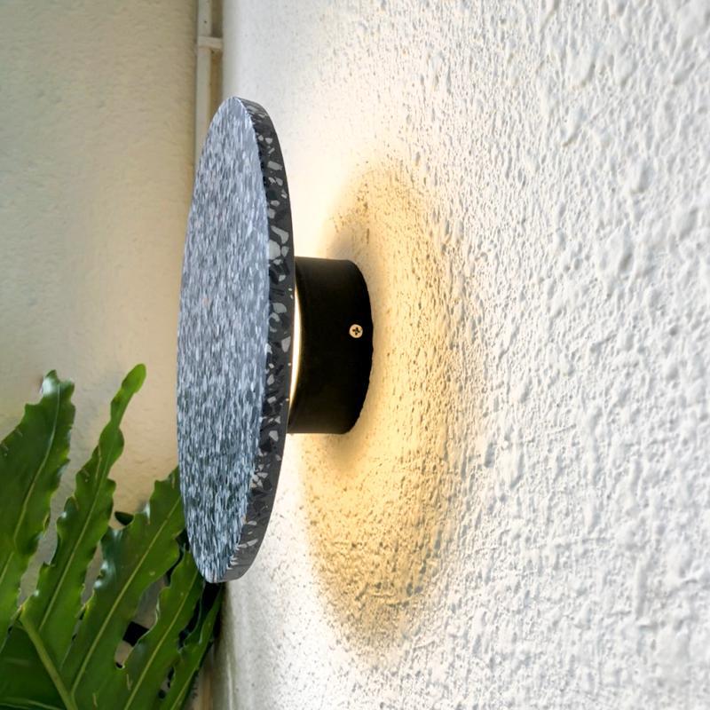 Terrazzo Minimalist LED Outdoor Wall Lights Waterproof Porch Lighting