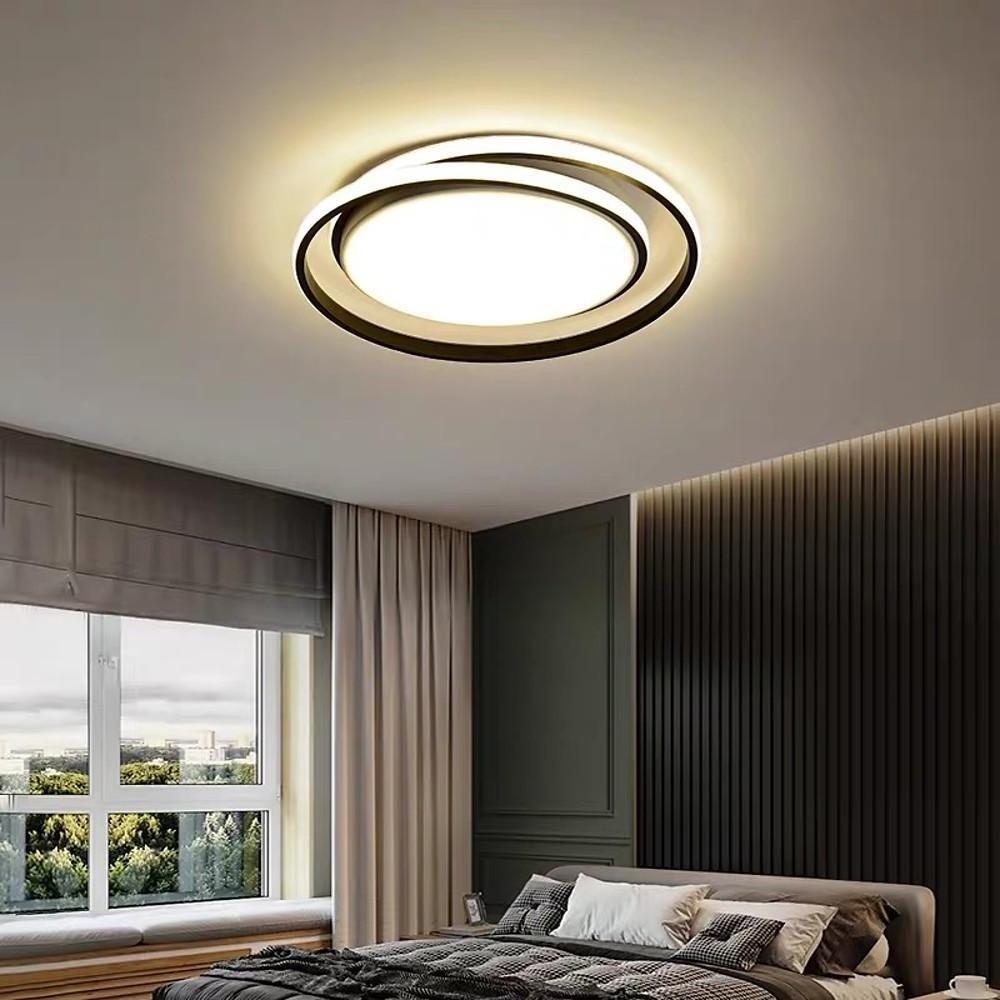 Creative Circular LED Modern Ceiling Lights Flush Mount Lighting