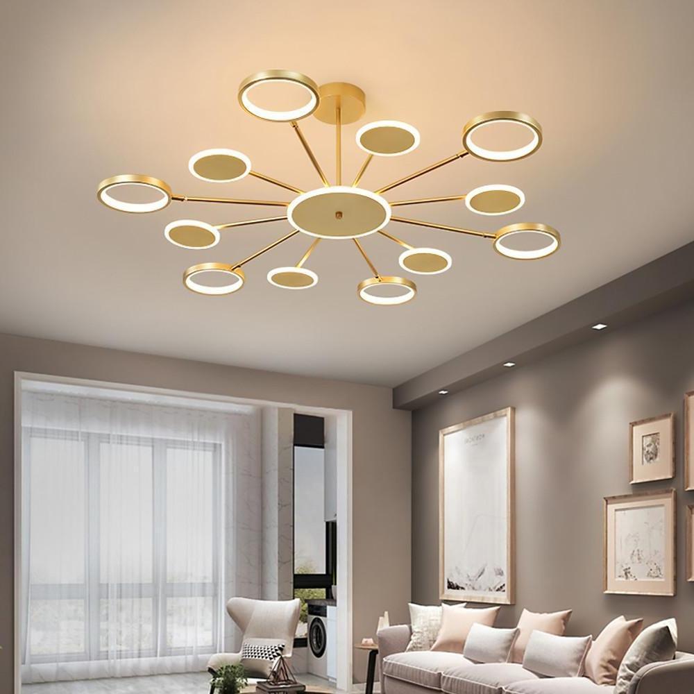 Multi Circle Design Pendant Lighting Acrylic Aluminum Alloy LED Kitchen Lighting Dining Room Lighting Ceiling Light