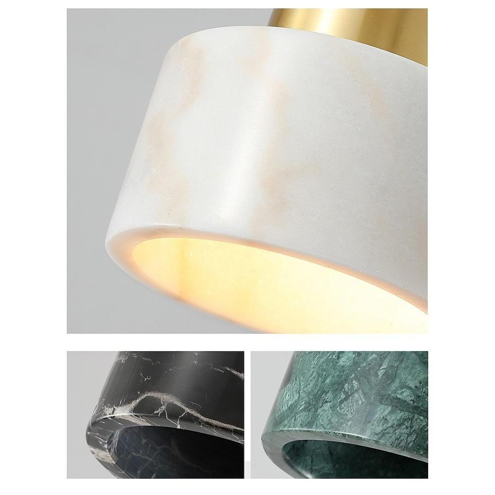 Modern Metal Marble Mini Pendant Lights Classic Artistic Pendant Lighting