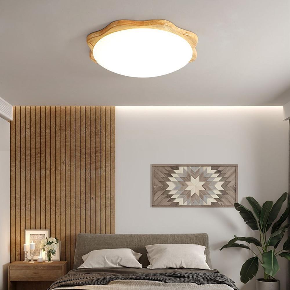 Circles Waves Minimalist Flush Mount Light LED Living Room Ceiling Lights