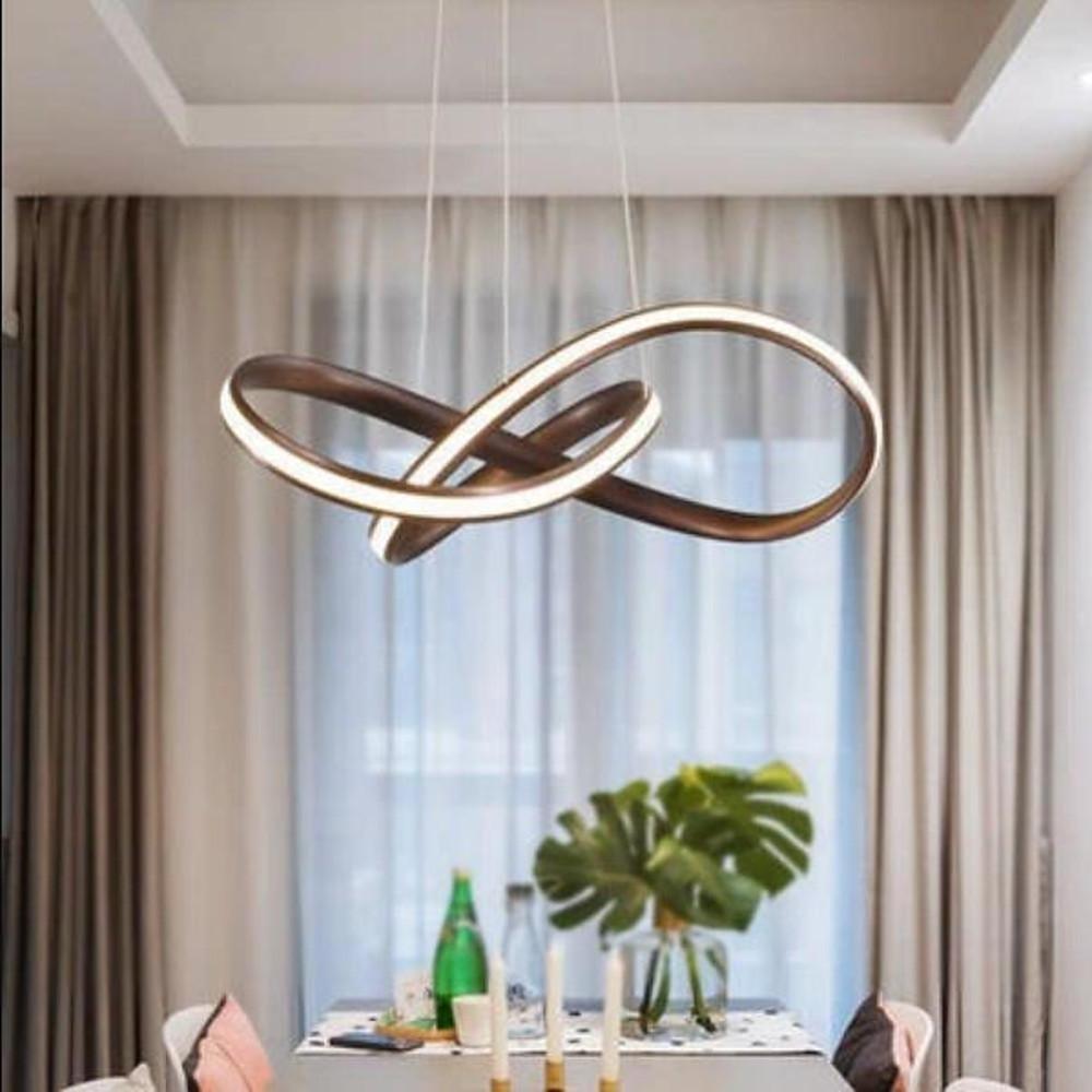 Mobius Ring Pendant 1-light Cluster LED Ceiling Light