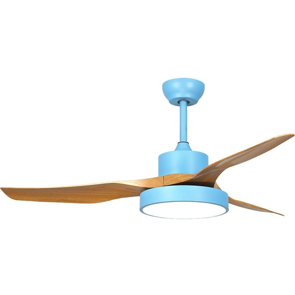 3-Blade Rustic Ceiling Fans with LED Light