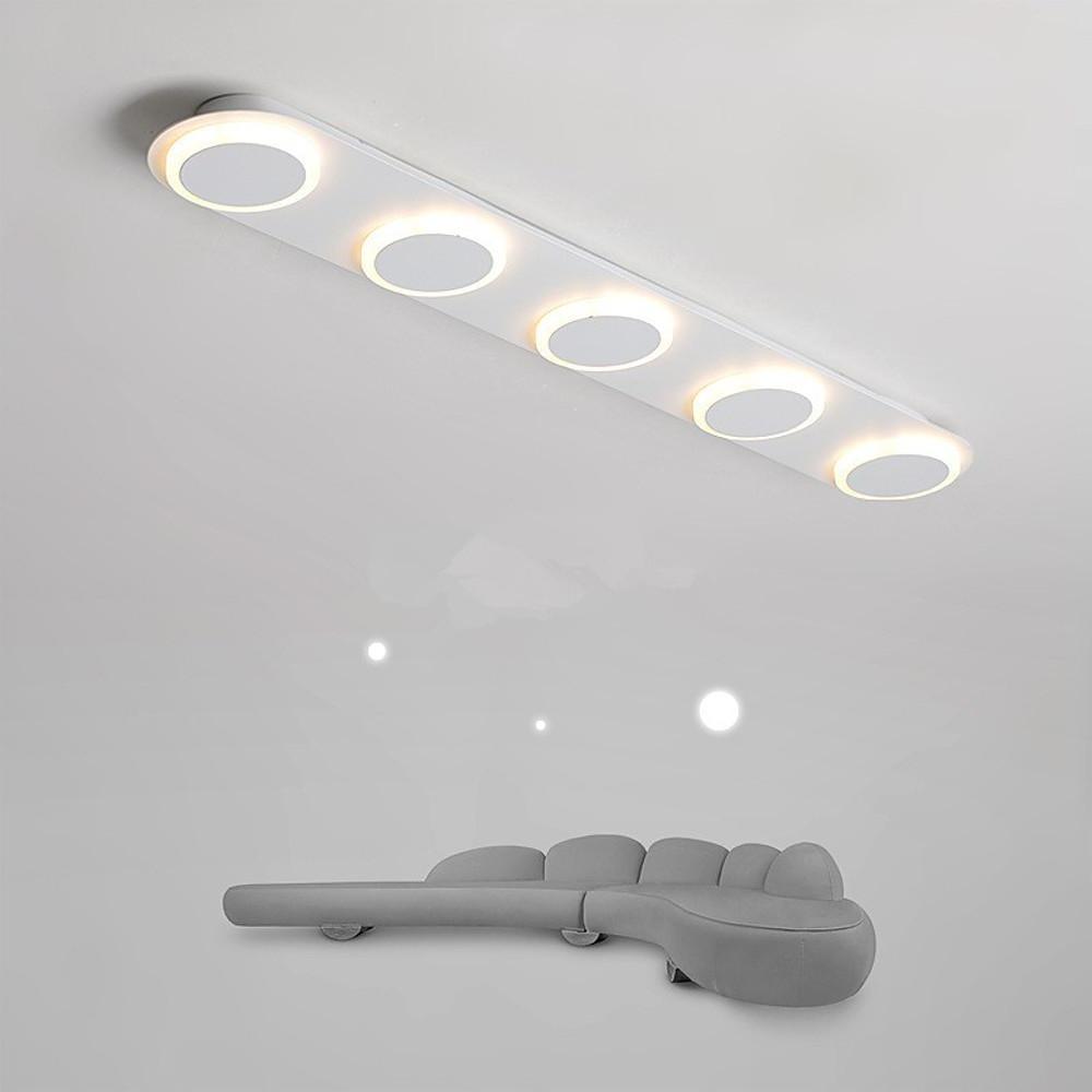 Round Square LED Modern Flush Mount Lighting Ceiling Lights Fixture