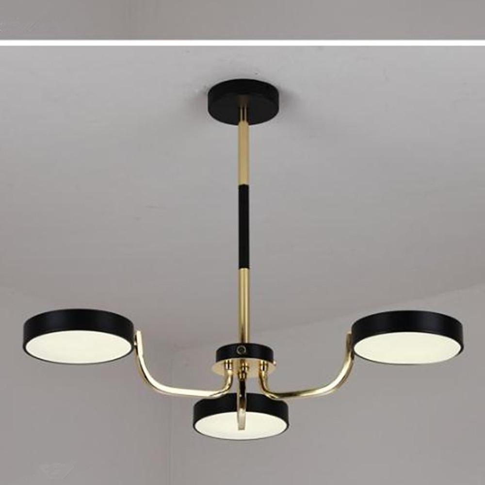 3 Lights Circular LED Modern Chandeliers Kitchen Pendant Lighting