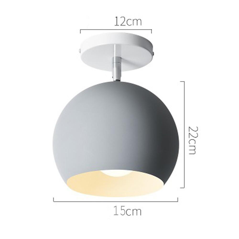 3 Overlapping Ovals LED Ceiling Light Flush Mount Metal Light