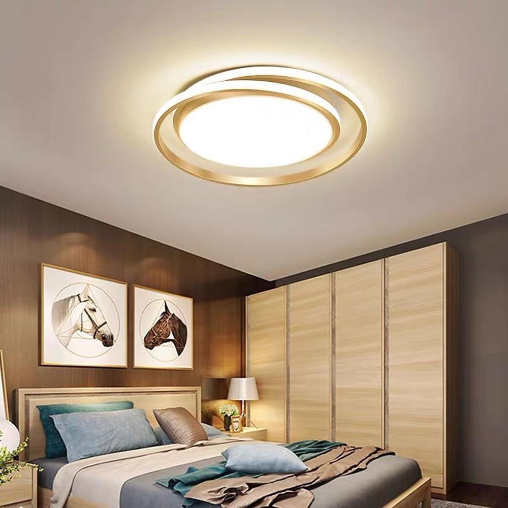 Creative Circular LED Modern Ceiling Lights Flush Mount Lighting