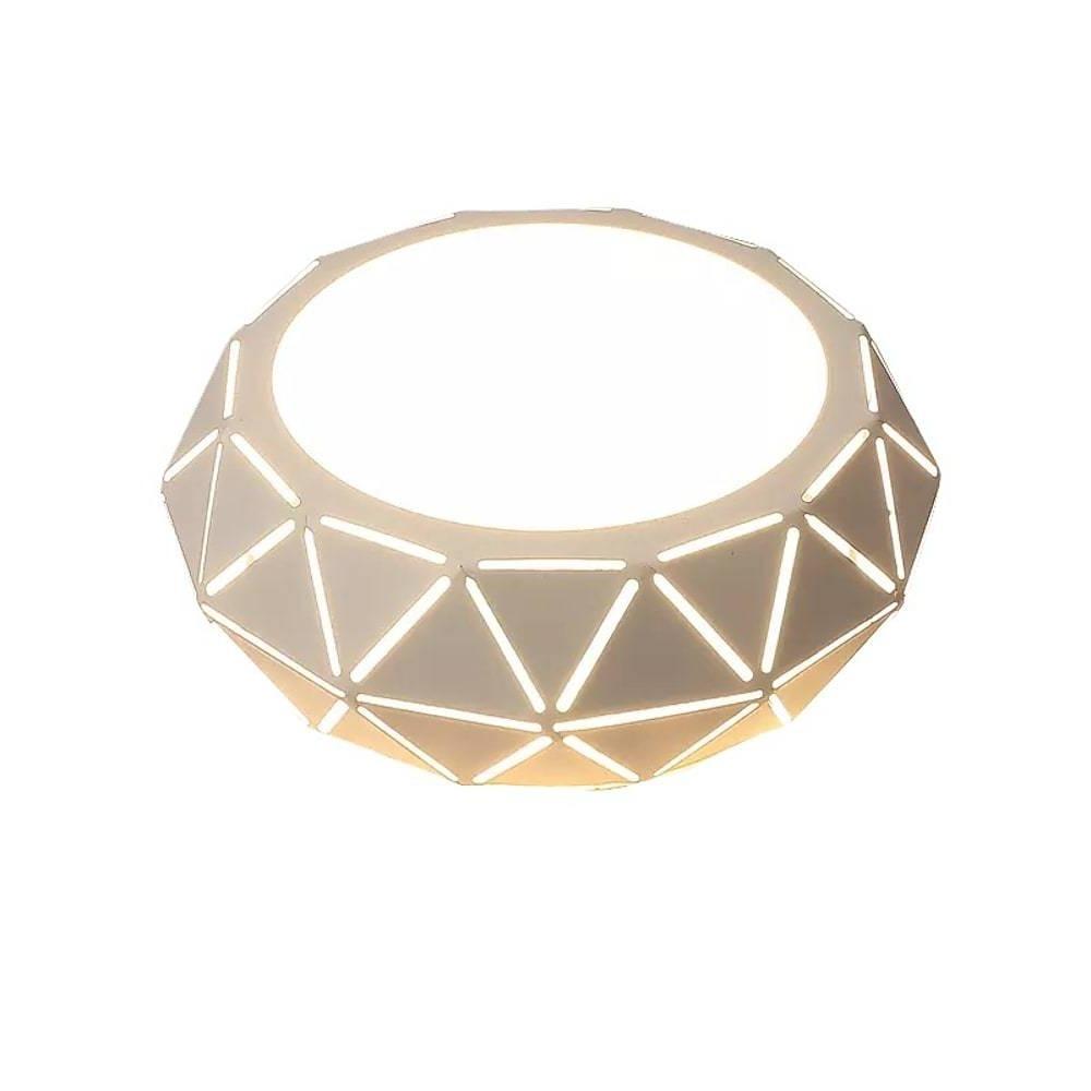 Geometric Drum Shaped LED Modern Flush Mount Lighting Ceiling Lights