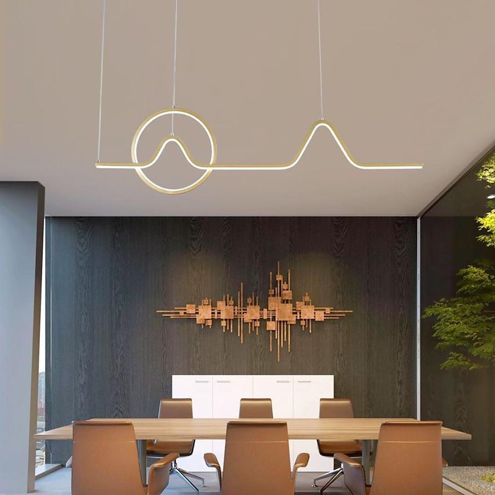 Minimalist Waves Circles Design Pendant Lighting Modern LED Kitchen Lighting Dining Room Lighting Ceiling Light