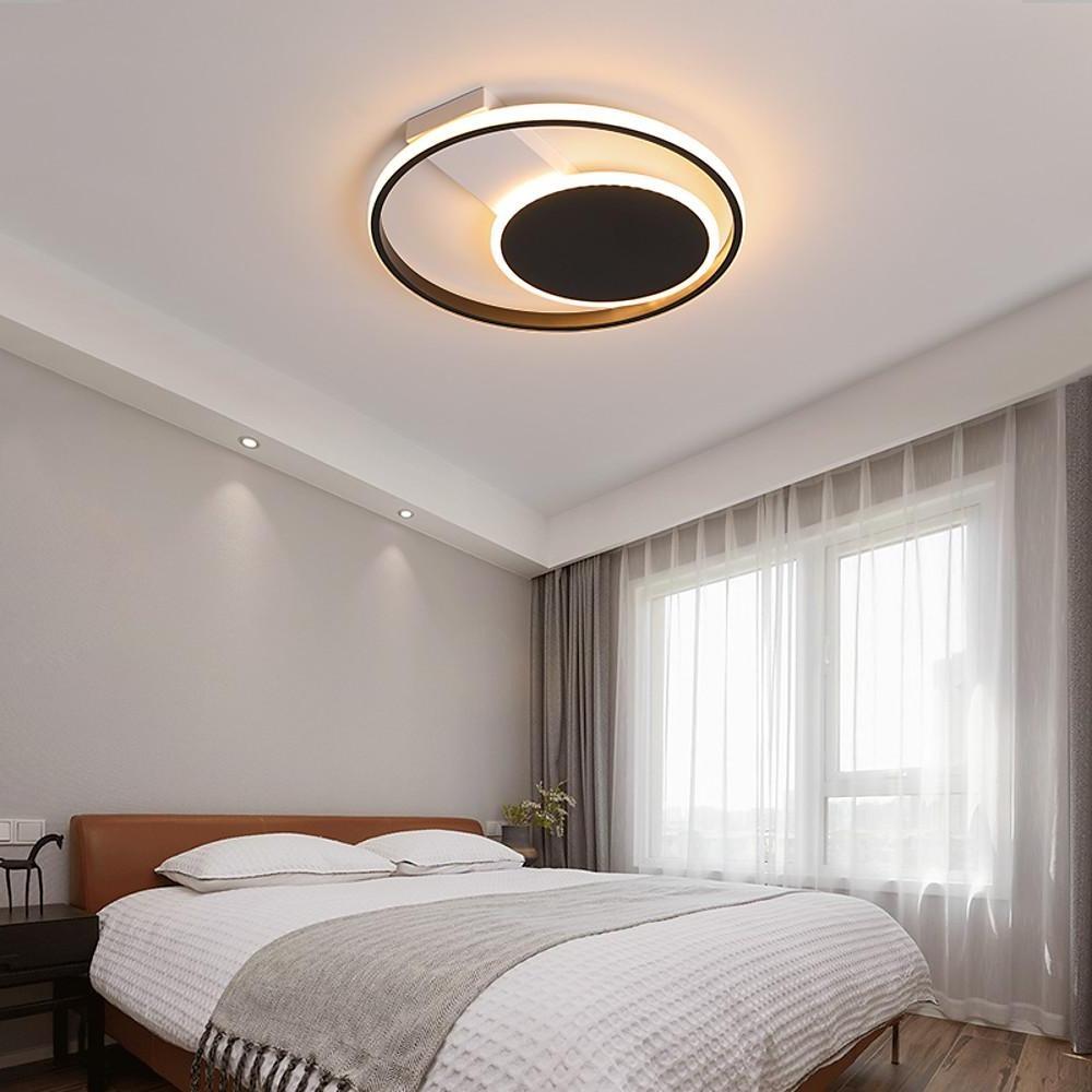 Dual Circle Flush Mount Lights LED Bedroom Ceiling Lights