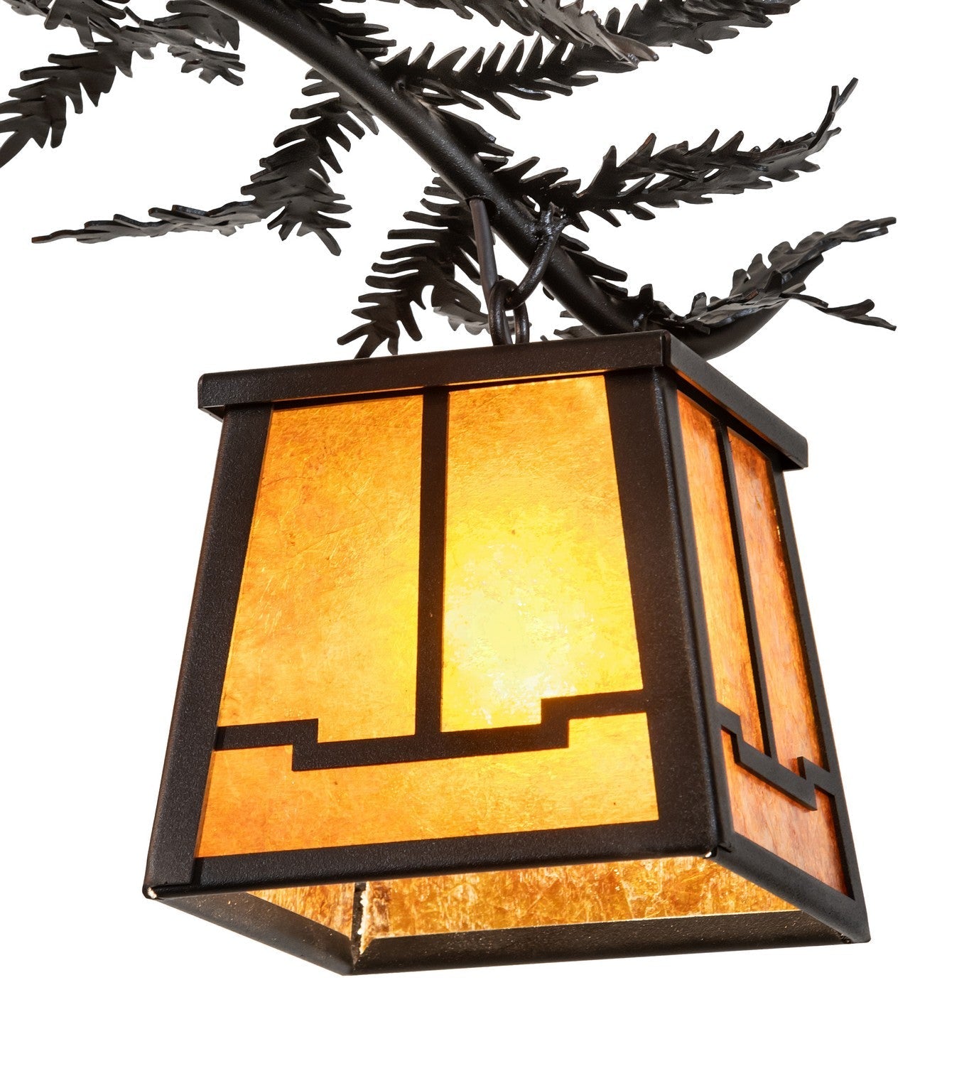 Pine Branch Four Light Chandelier
