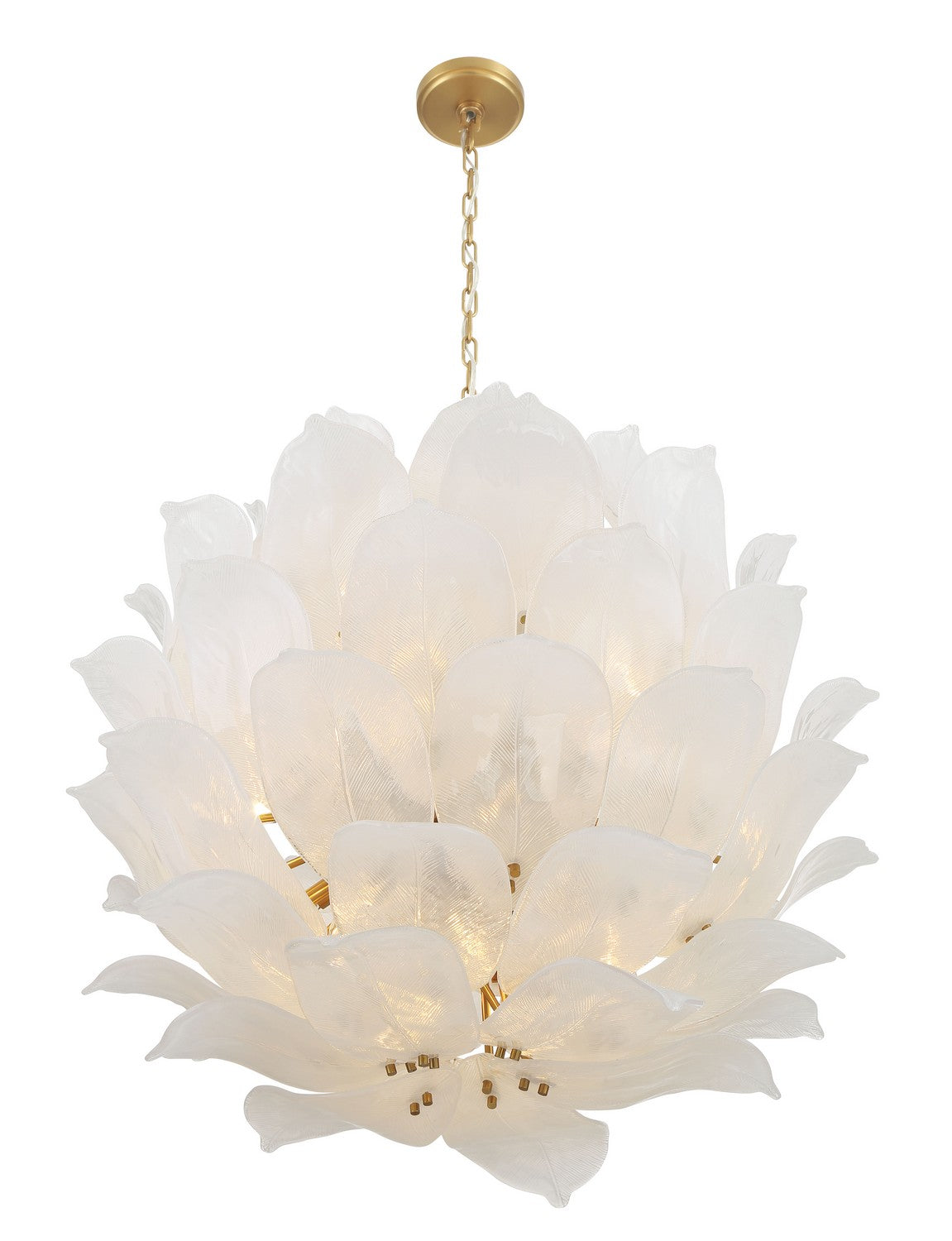 Modern Metropolitan Orchid 24 Light Pendant chandelier with sleek design, featuring multiple hanging lights and a stylish lighting fixture.