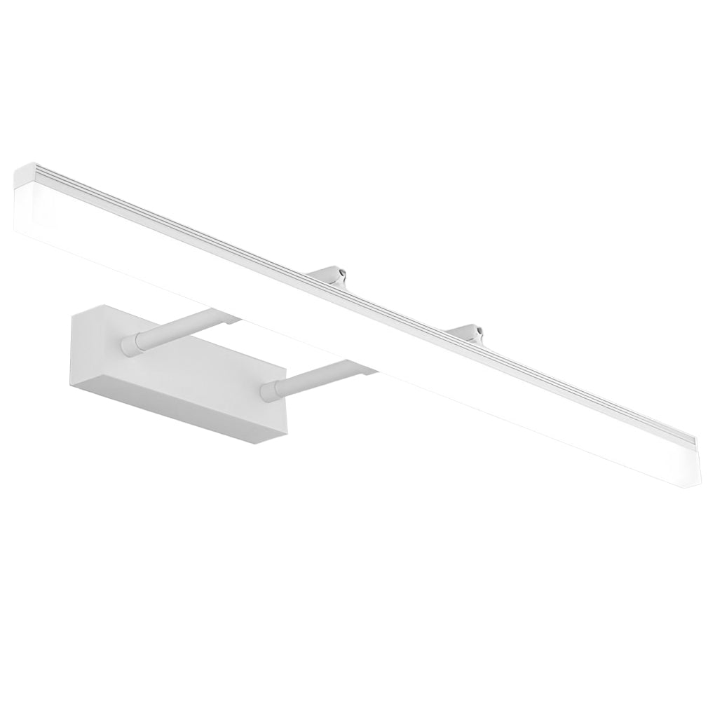 Retractable Over Mirror Bathroom Vanity Light with Acrylic Bar and Stainless Steel Fixture