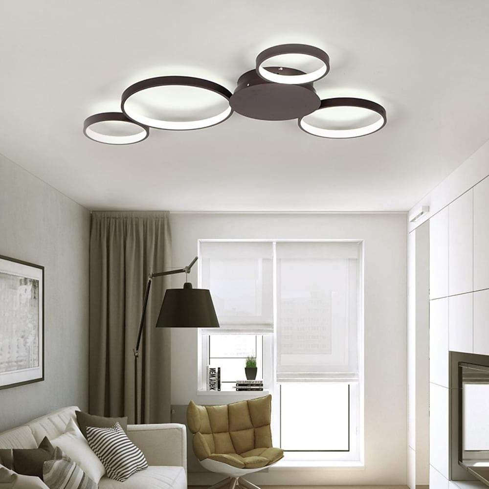 Multi Circle Flush Mount Ceiling Light Modern LED Light