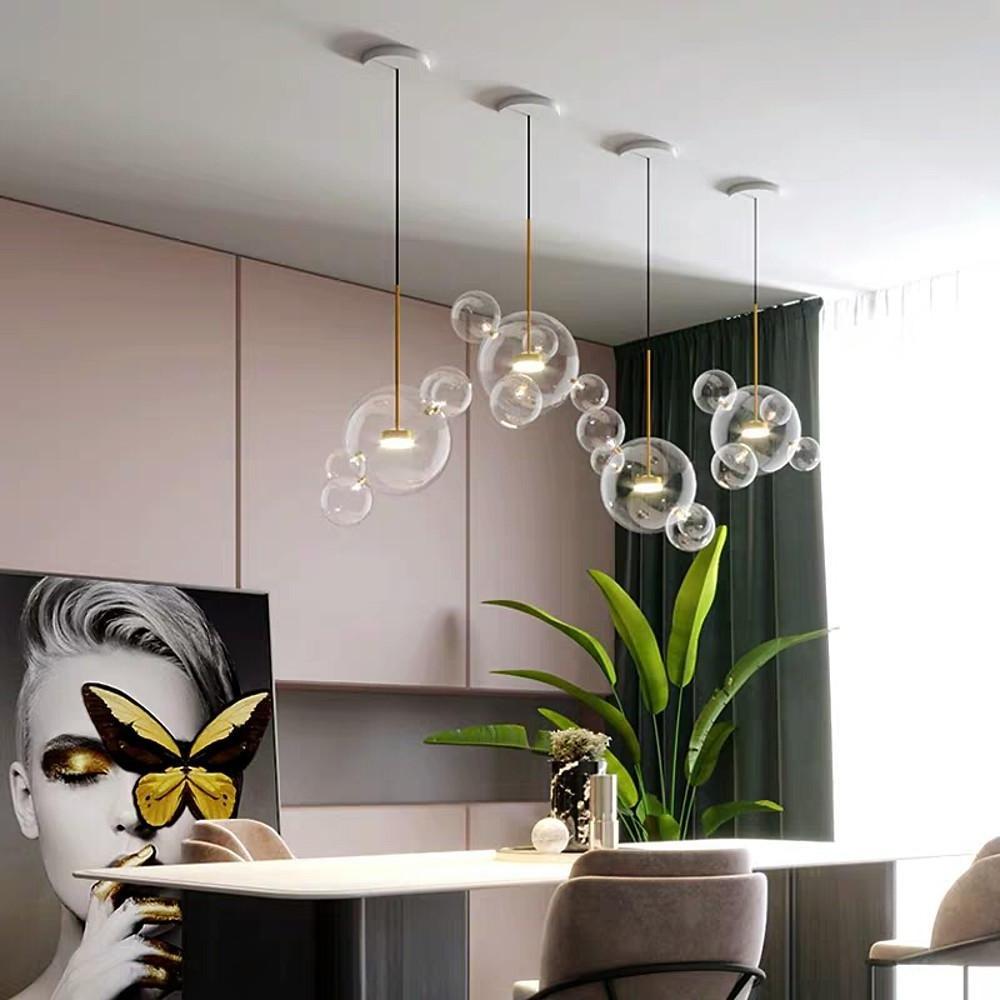 Globe Bubble Glass Pendant Light Modern Pendant Lighting