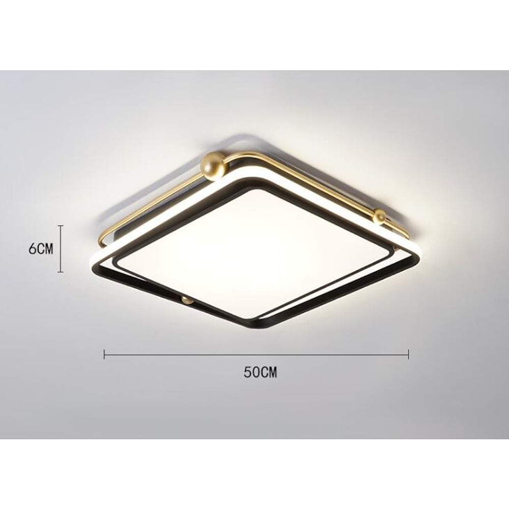 Squares Artistic LED Flush Mount Ceiling Light for Bedroom