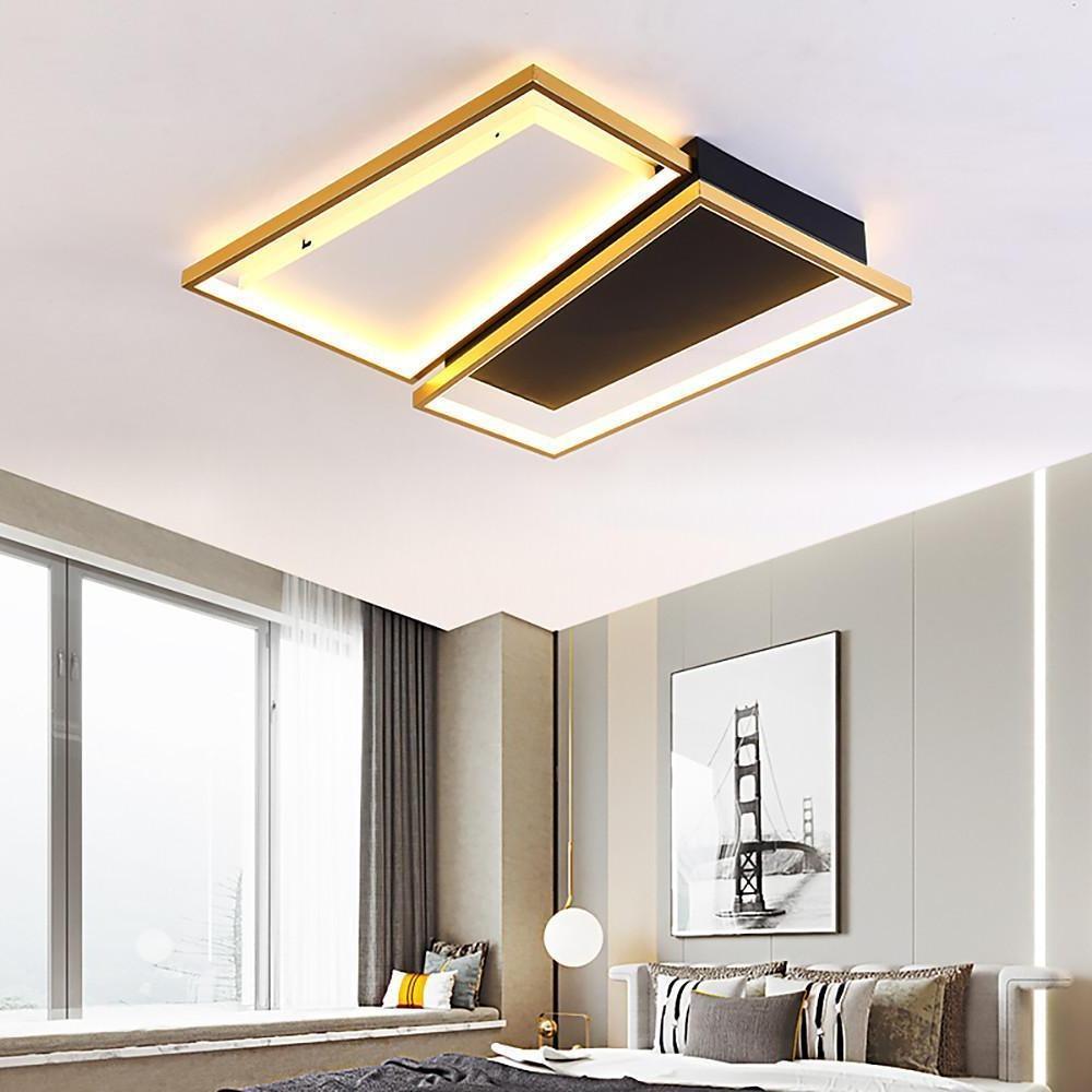 Rectangle Round LED Modern Flush Mount Lighting Ceiling Lights Chandeliers