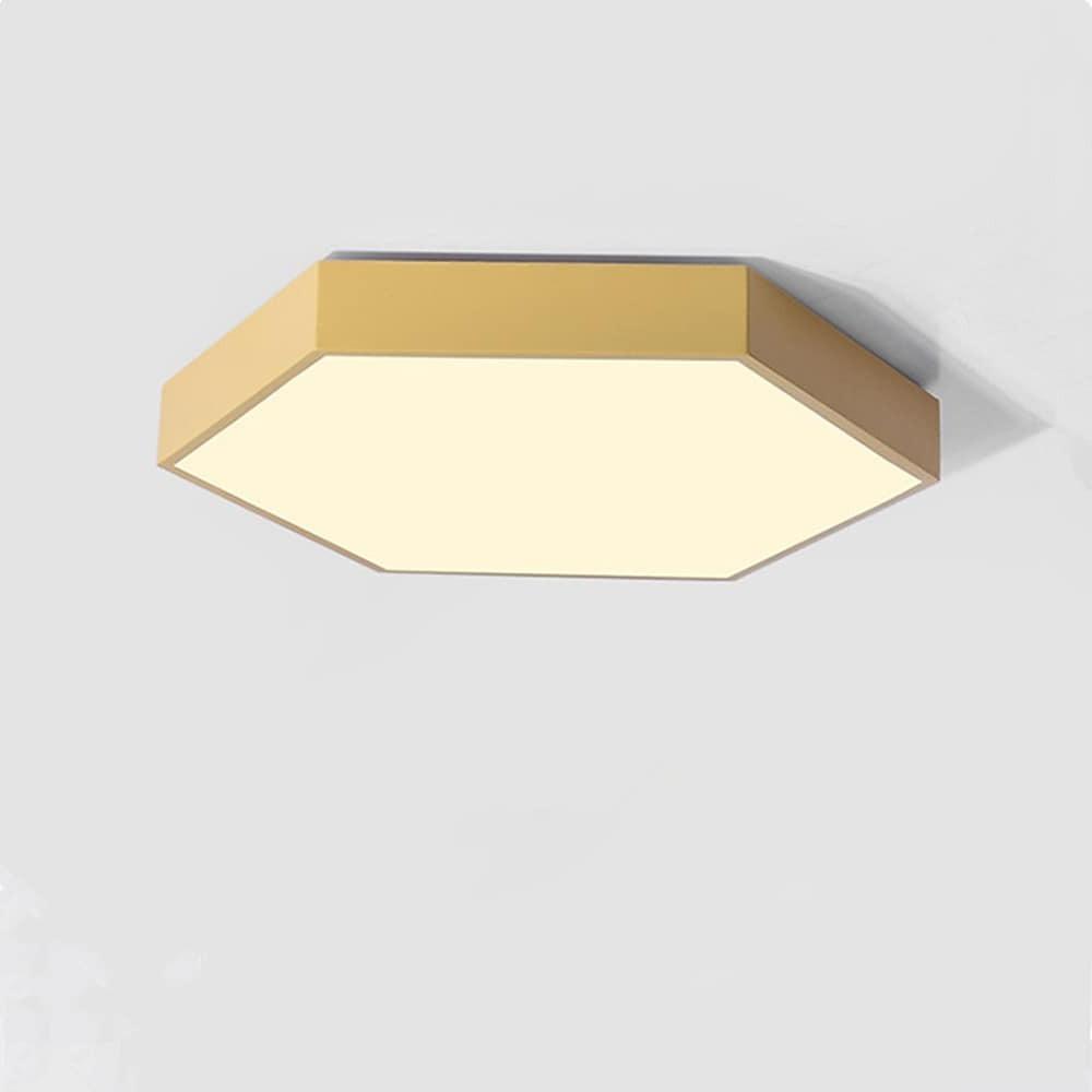 Geometric Hexagon Shaped LED Modern Ceiling Light Flush Mount Lighting