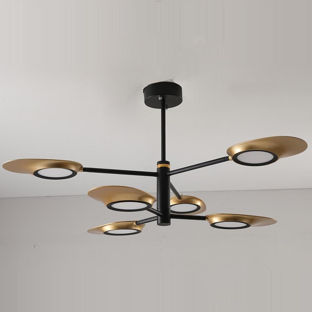 Modern Creative Adjustable Chandelier Light Metal Living Room Ceiling Lights