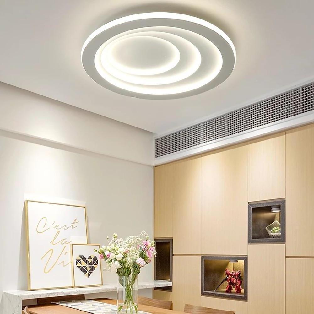 4 Graduated Circles LED Nordic Ceiling Lights Flush Mount Lighting