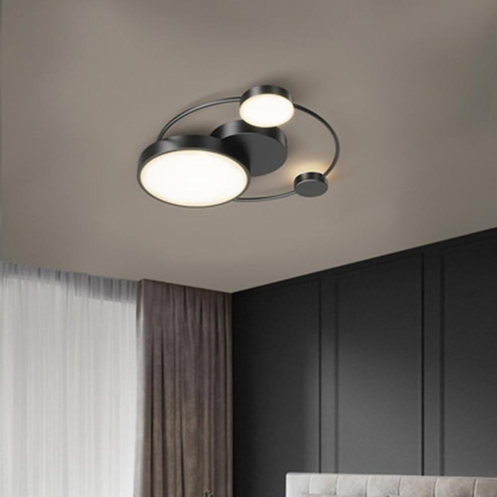 Artistic Circles Design Dimmable LED Modern Flush Mount Ceiling Lights