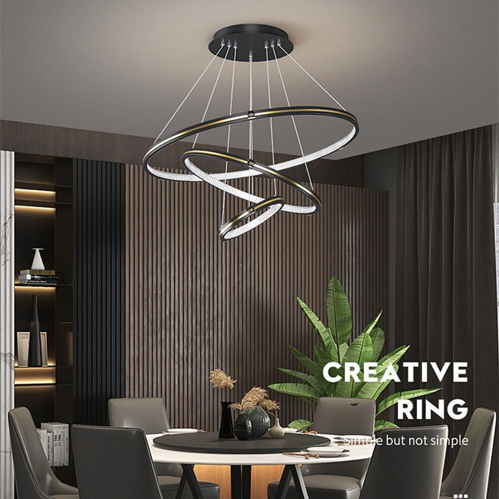 Stylish 3 Rings LED Chandelier