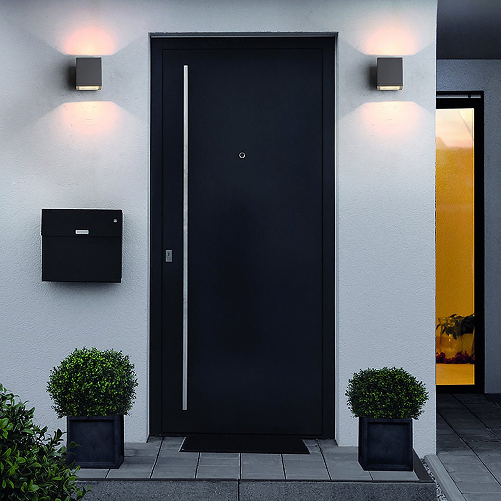 Modern Minimalist Outdoor LED Waterproof Exterior Wall Light for Courtyard Fence