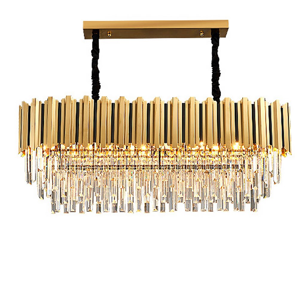 Modern Minimalist Personality Living Room Dining Room Bedroom LED Crystal Chandelier