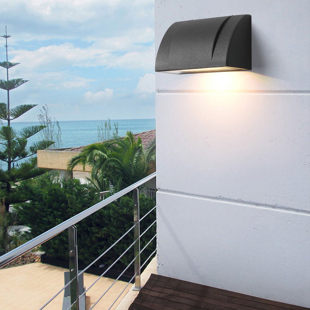 Modern Minimalist Waterproof Outdoor LED Wall Light for Patio Balcony Garden