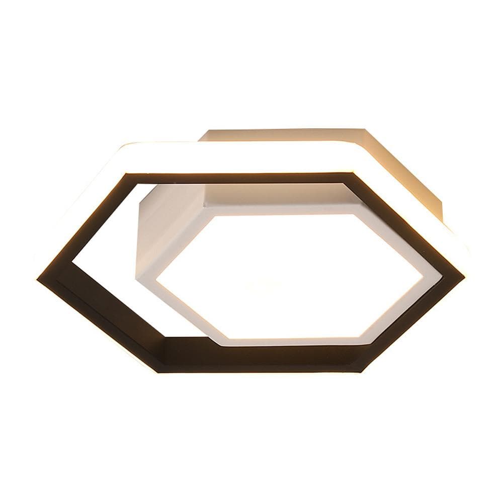 Hexagon Shaped LED Modern Flush Mount Lighting Ceiling Lights Hanging Light