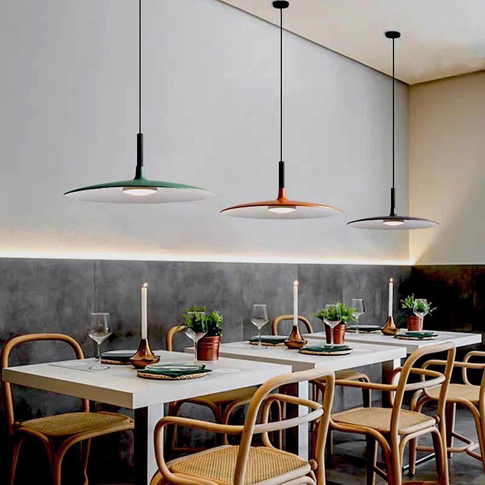 Minimalist Circular LED Modern Pendant Lighting Island Lights