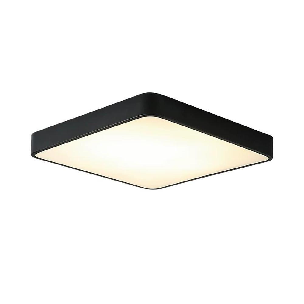 Square Modern Style Design Flush Mount Lighting Metal PVC Acrylic LED Bedroom Ceiling Lights