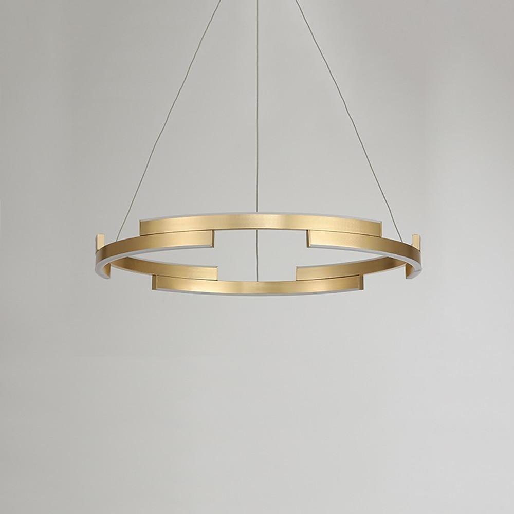 Modern Geometrical Circle Chandelier Pendant Light for Bedroom