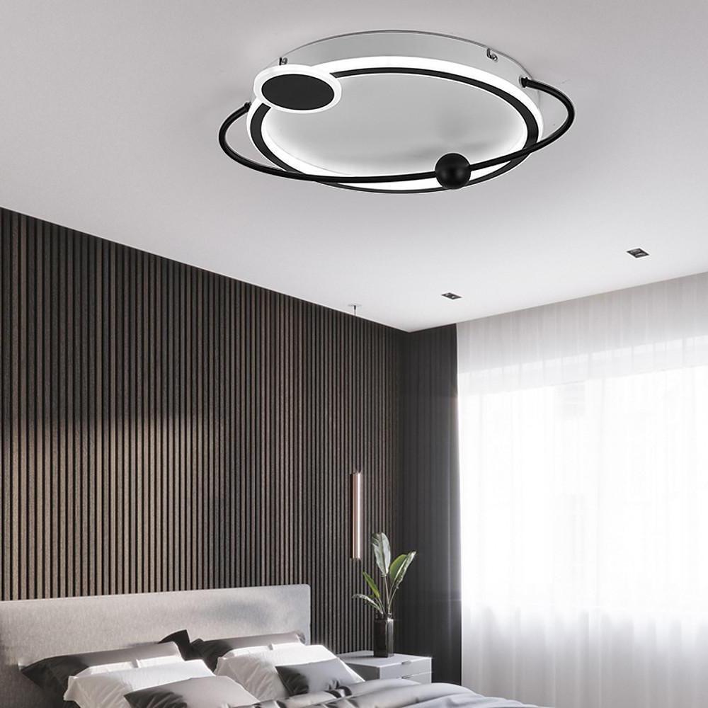 Oval Shaped Bedroom Flush Mount Lighting Unique LED Ceiling Lights