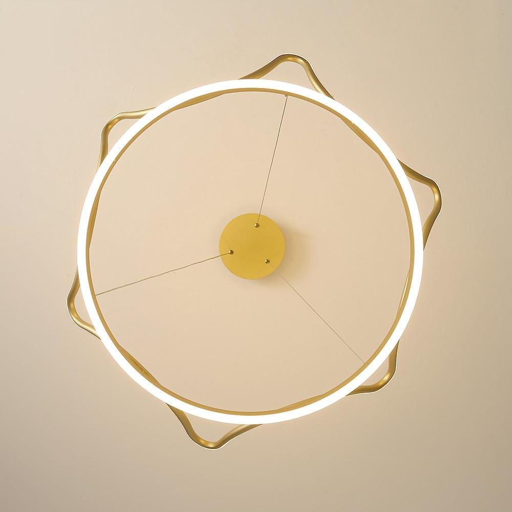 Geometric Shaped LED Gold Nordic Chandeliers Island Lights Pendant Light