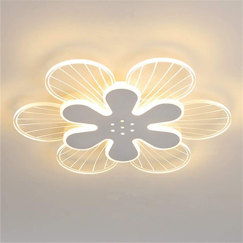 Flowers Shapes LED White Modern Ceiling Lights Flush Mount Lighting