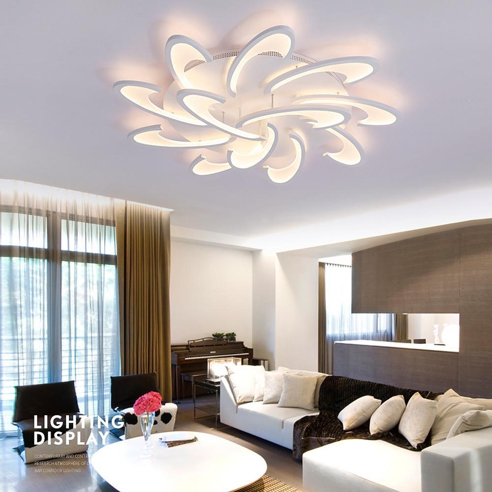 Artistic Flush Mount Ceiling Lights Geometric Acrylic LED Lights