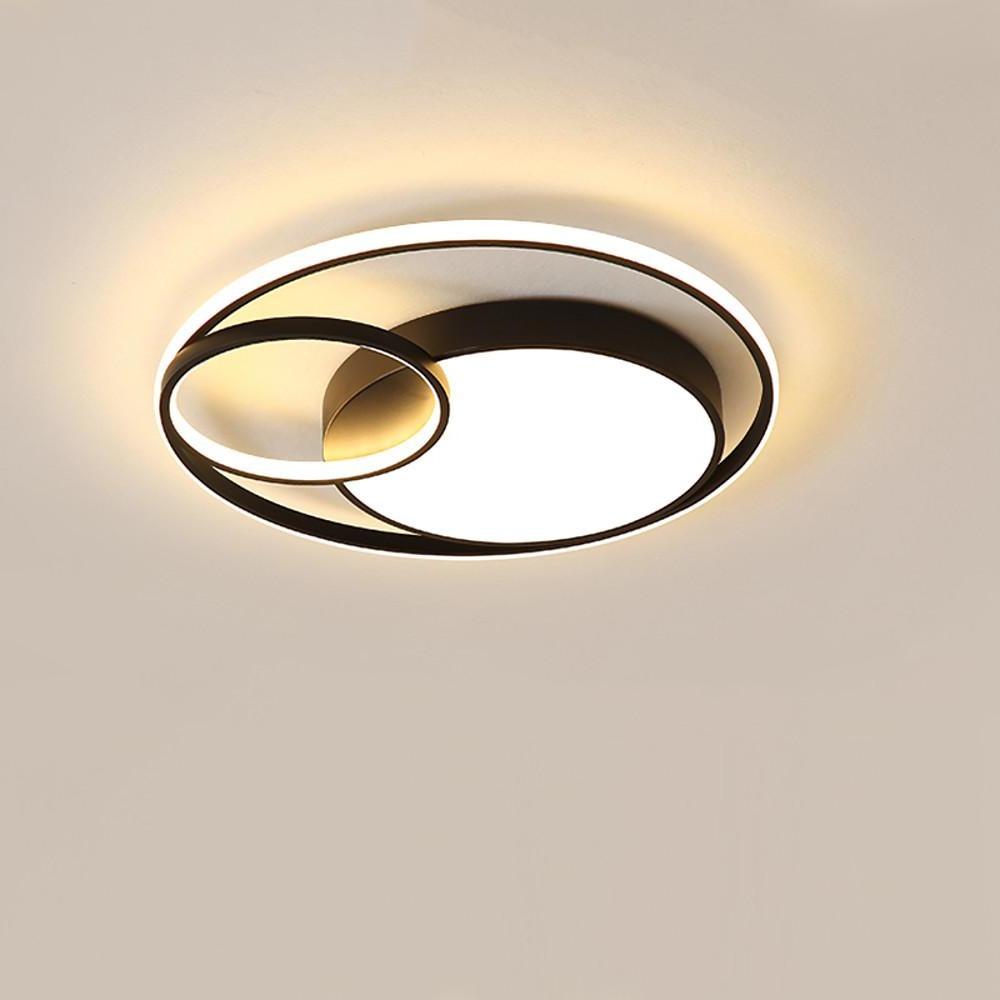 Tiered & Minimalist LED Overlapping Geometric Flush Mount Ceiling Lights